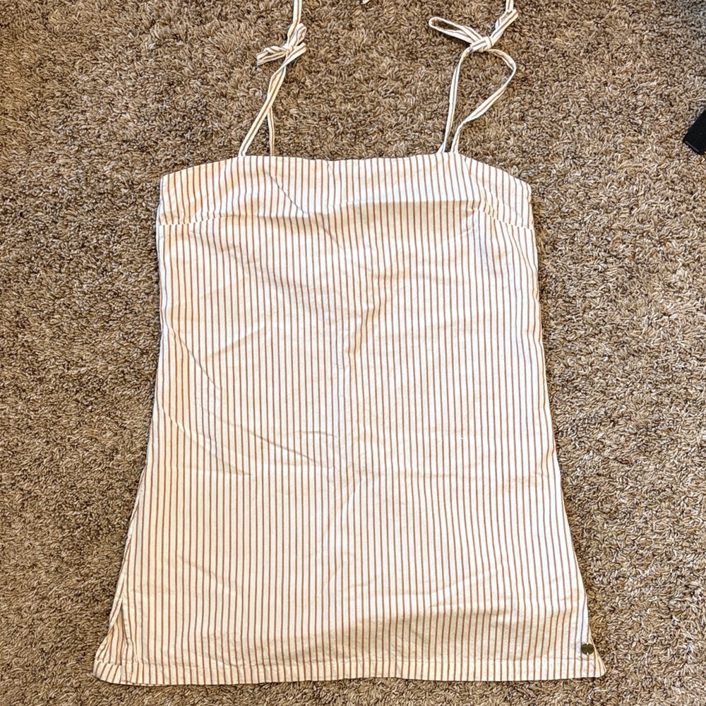Rip curl rust stripe dress